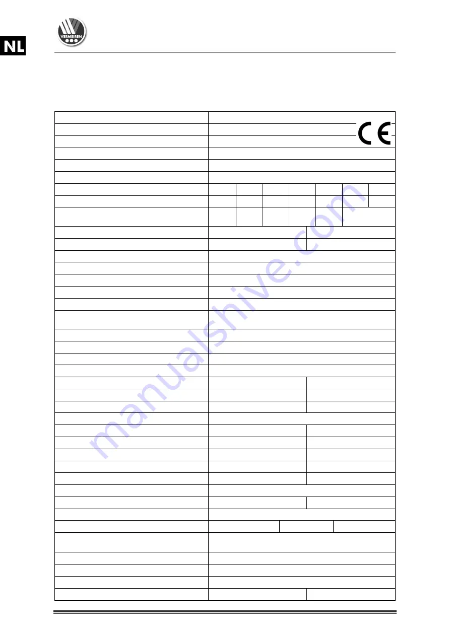 Vermeiren EZ1 Instruction Manual Download Page 48