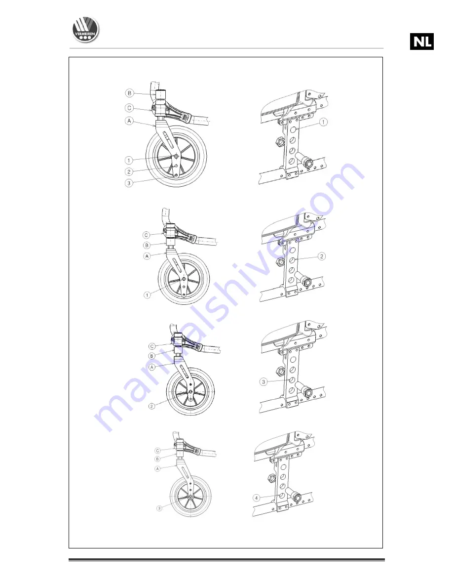 Vermeiren V300 ACTIVE Instruction Manual Download Page 63