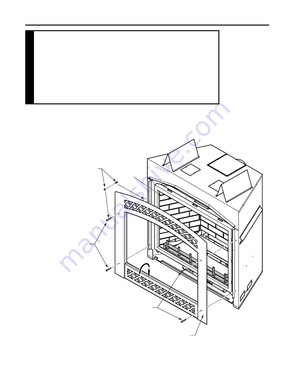 Vermont Castings LX32DV(N/P)SB Installation And Operating Instructions Manual Download Page 33