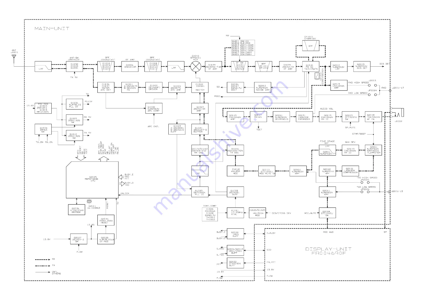 Vertex Standard VX-5500L Service Manual Download Page 17