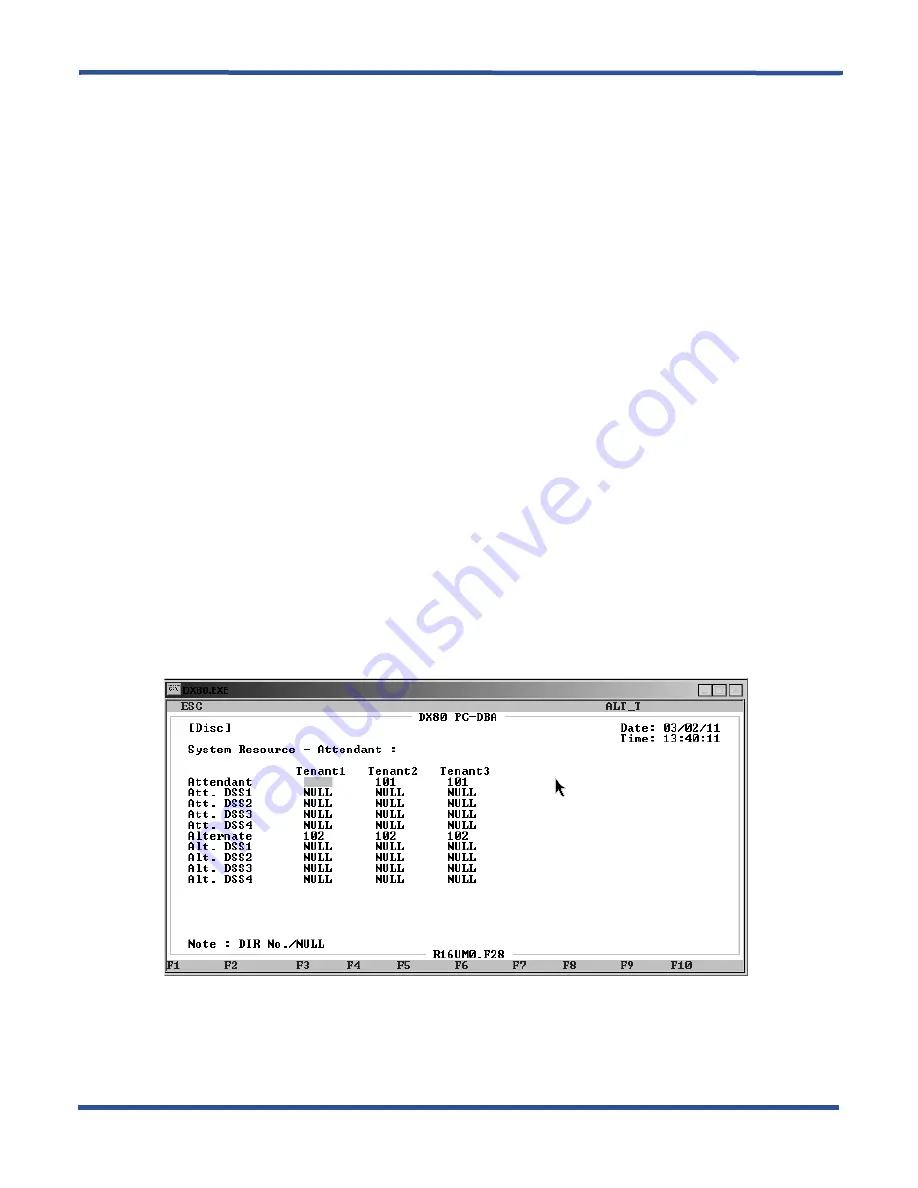 Vertical Comdial DX-80 Technical Manual Download Page 63