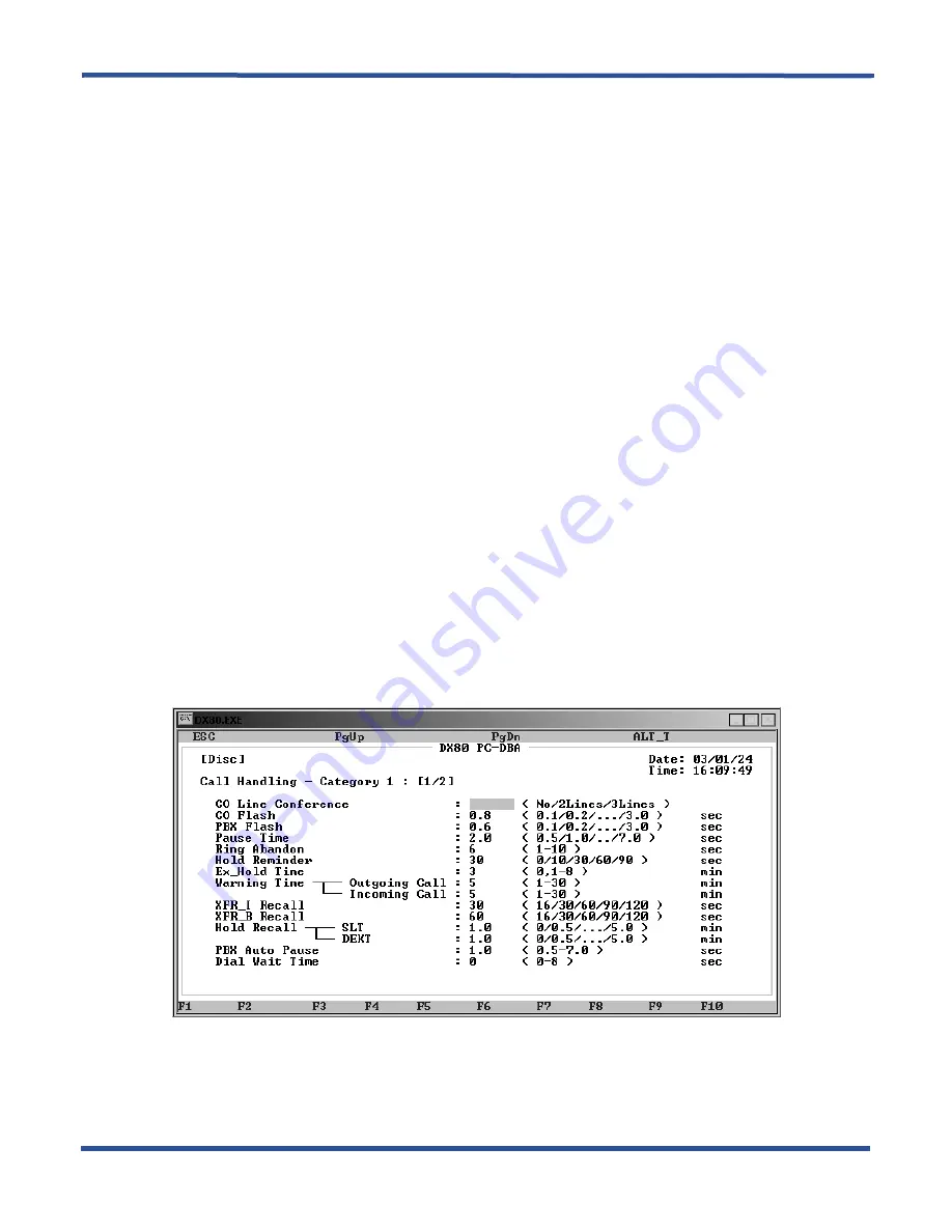 Vertical Comdial DX-80 Technical Manual Download Page 153