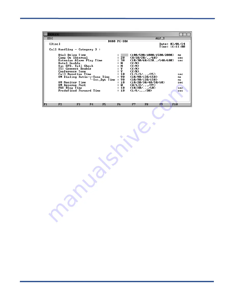 Vertical Comdial DX-80 Technical Manual Download Page 177