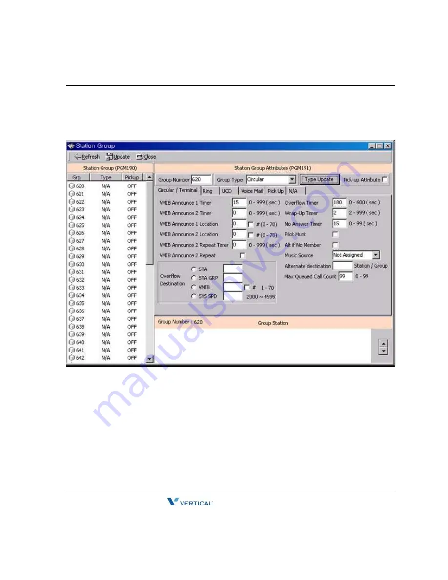 Vertical SBX IP Admin Manual Download Page 269