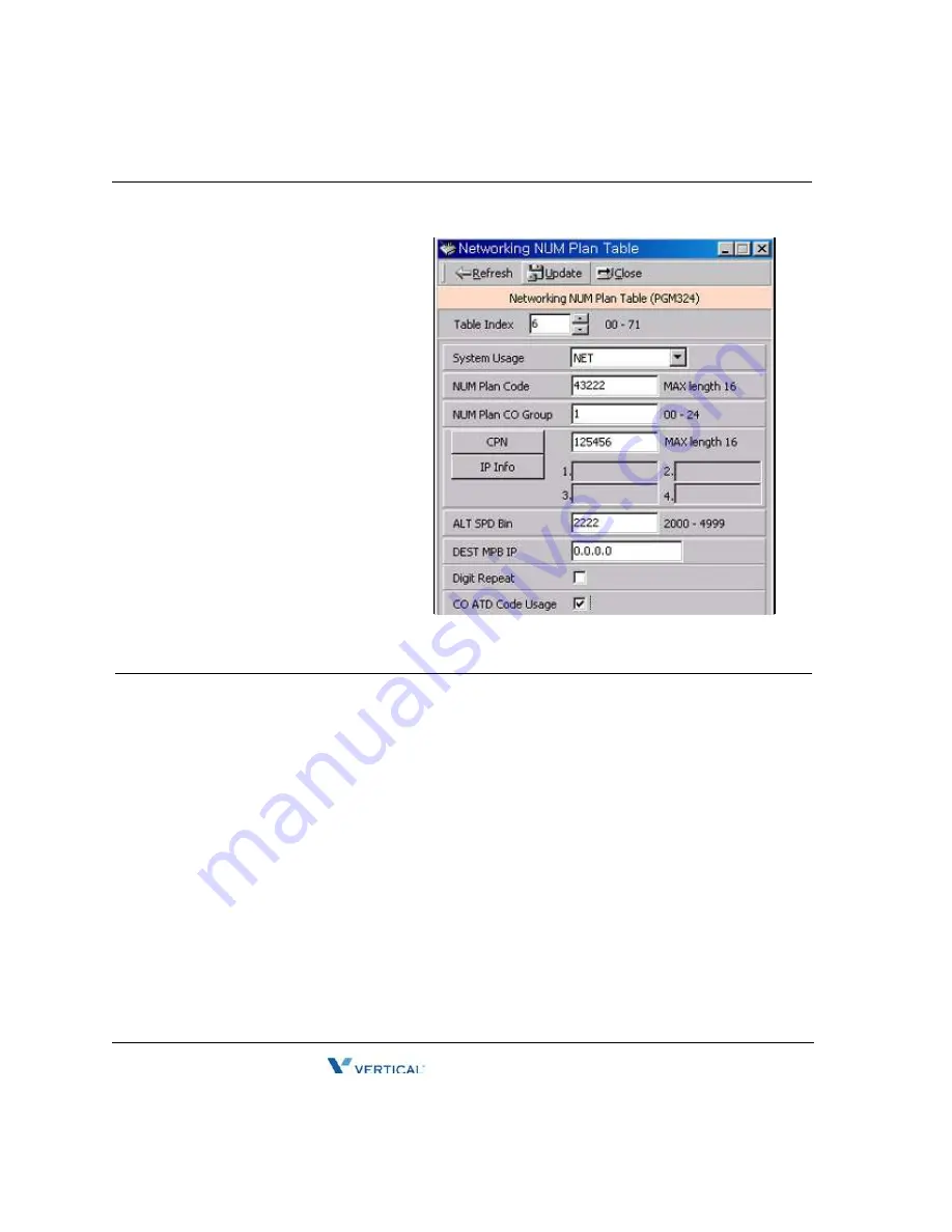 Vertical SBX IP Admin Manual Download Page 312