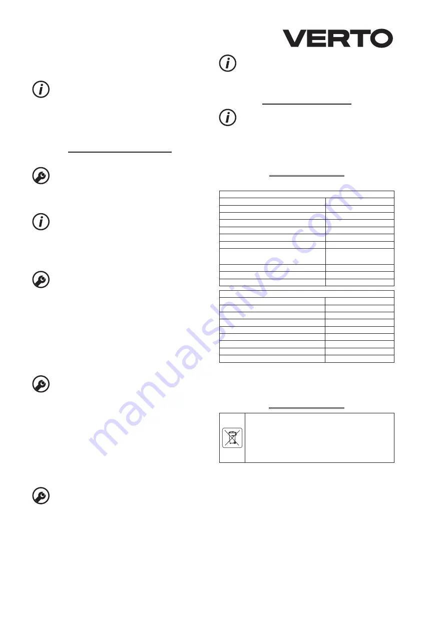 VERTO 50G137 Manual Download Page 21