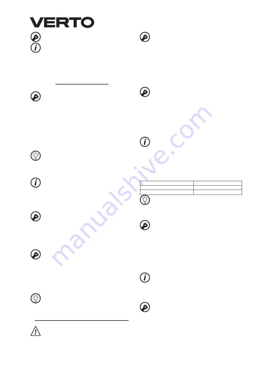 VERTO 52G057 Скачать руководство пользователя страница 20