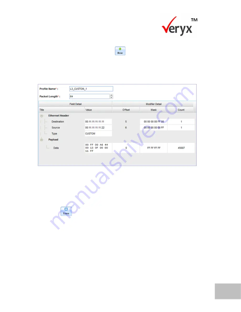 Veryx PktBlaster User Manual Download Page 38