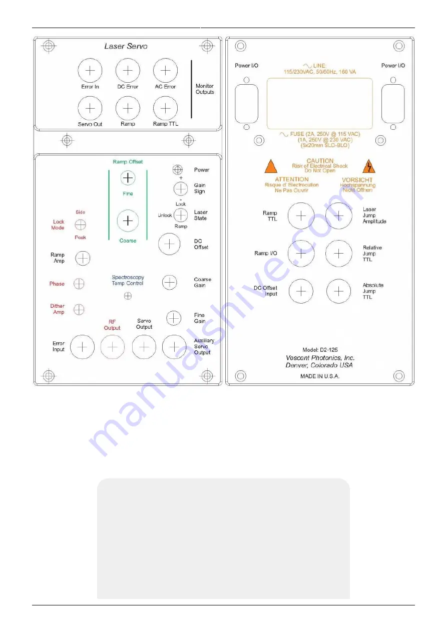 Vescent Photonics D2-125 Скачать руководство пользователя страница 4