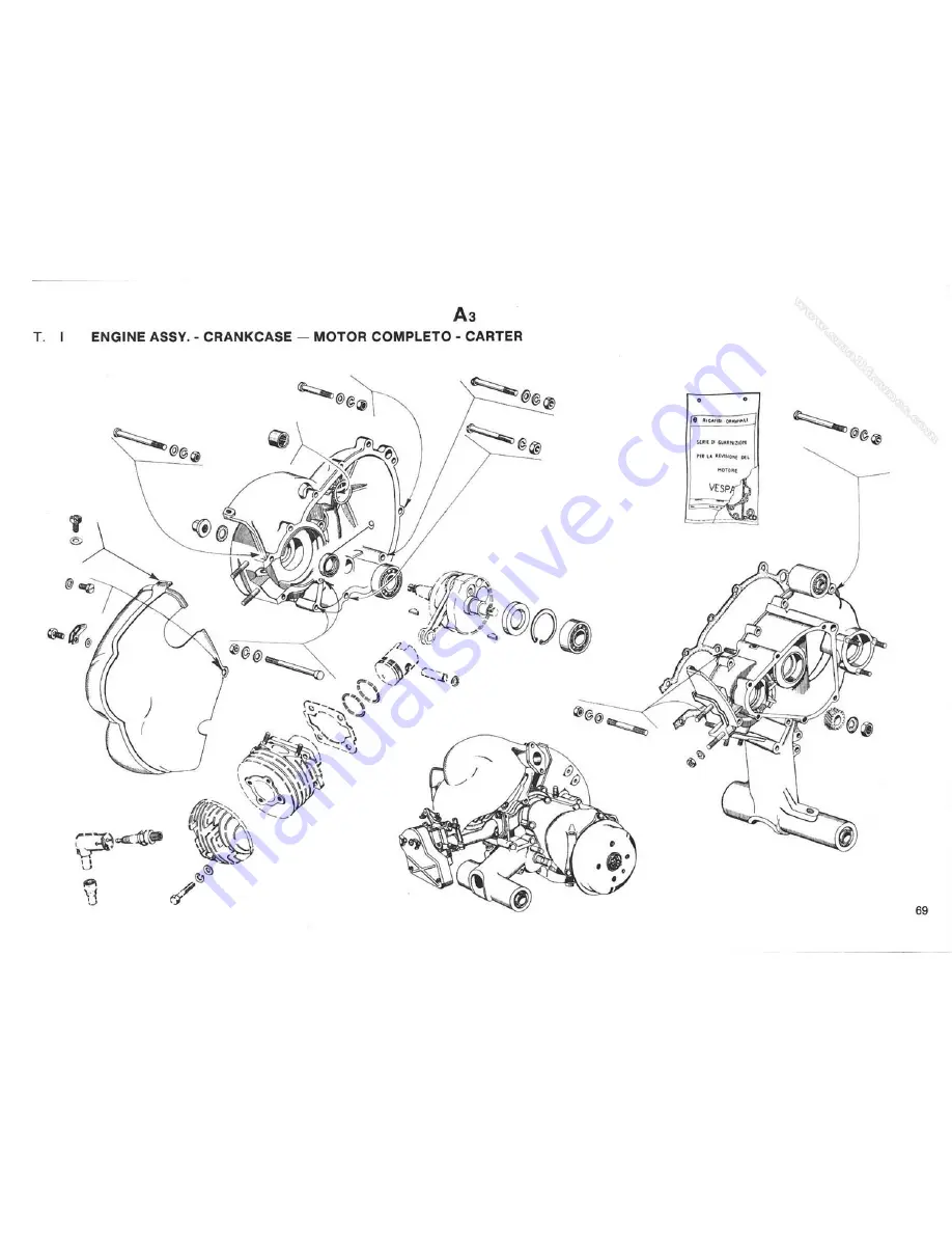 VESPA 125 Primavera Service Manual Download Page 68