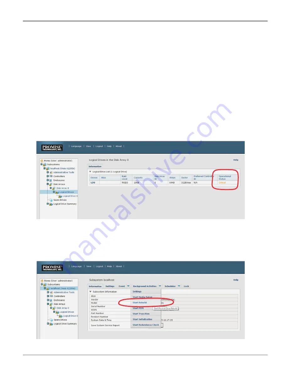 Vess A2200 Product Manual Download Page 242