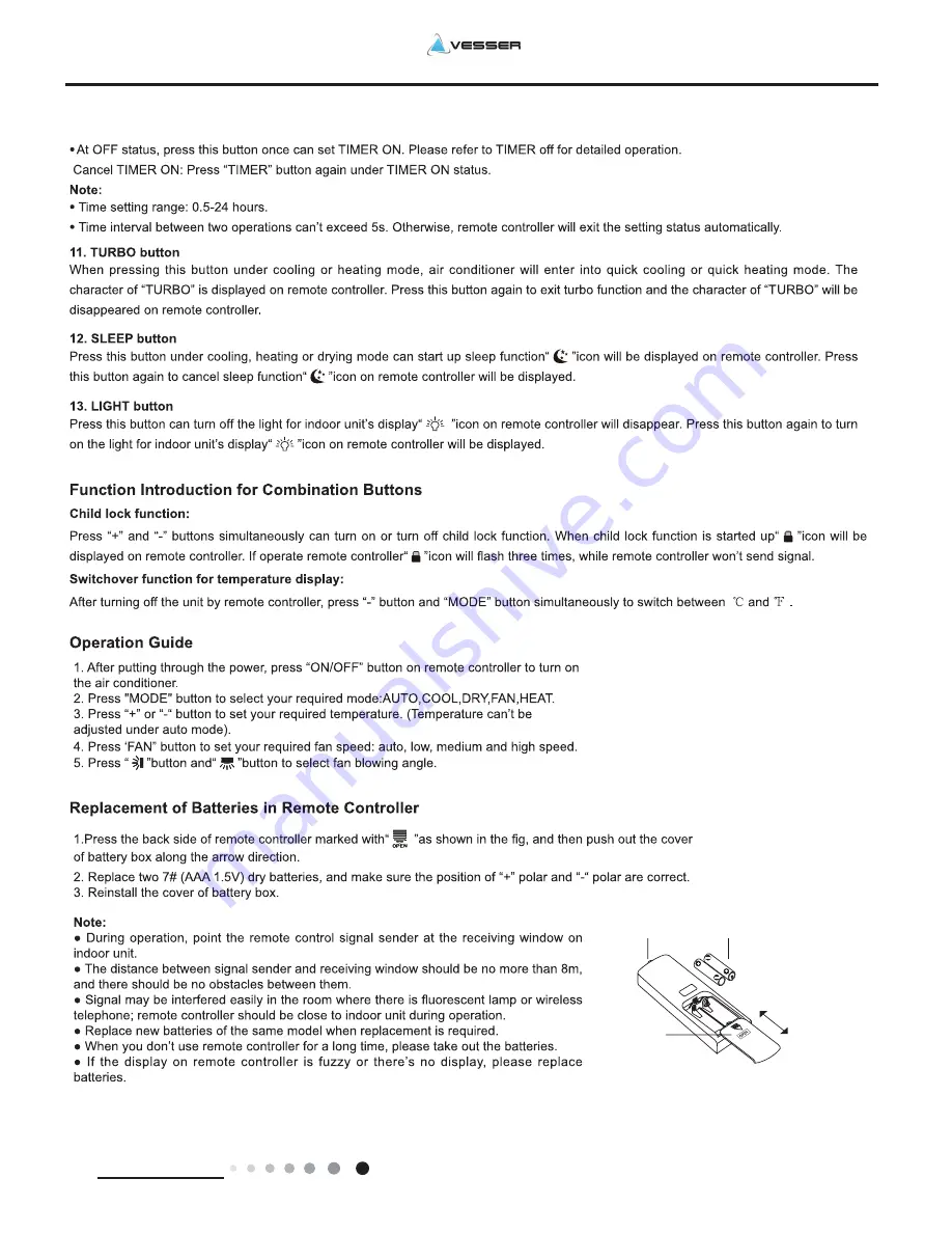 VESSER GC09IT Service Manual Download Page 20