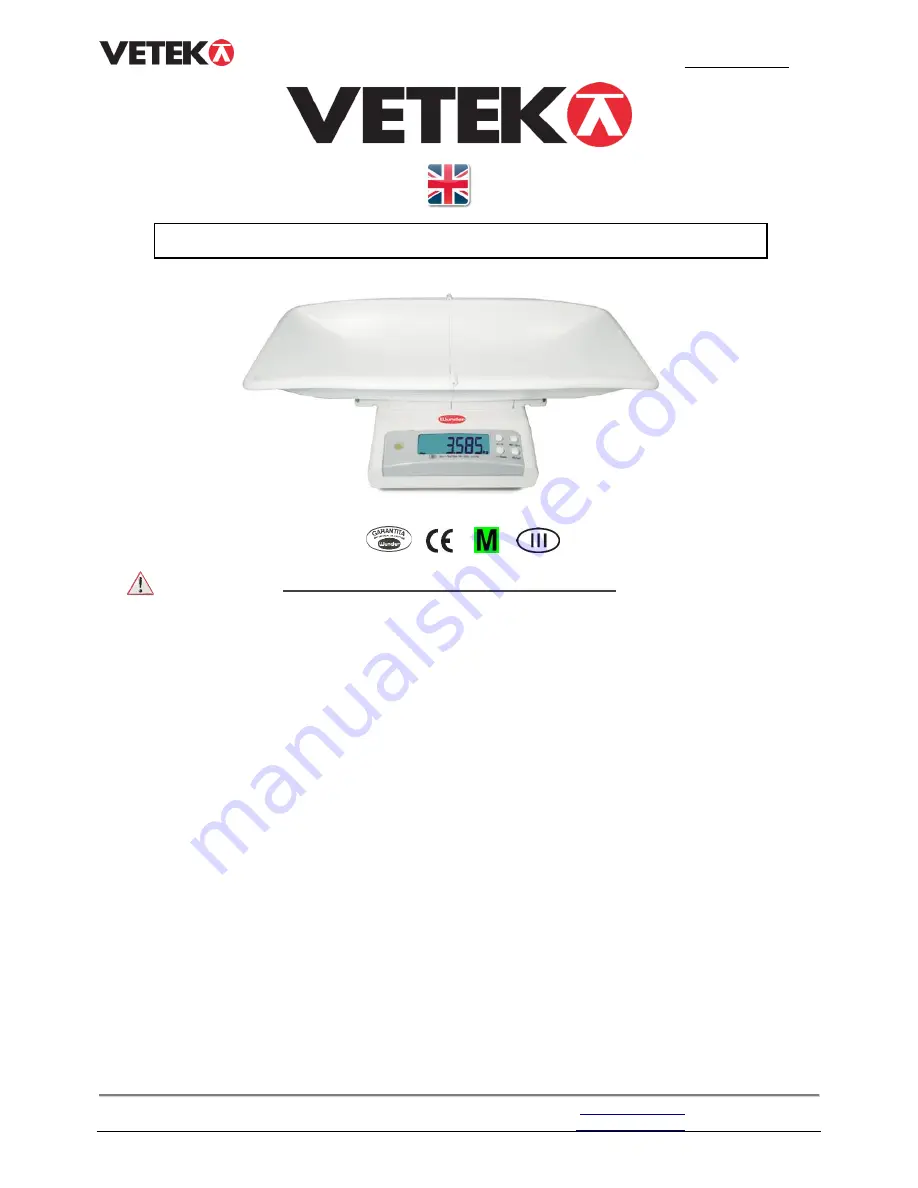 Vetek BABY 630 User Manual Download Page 1