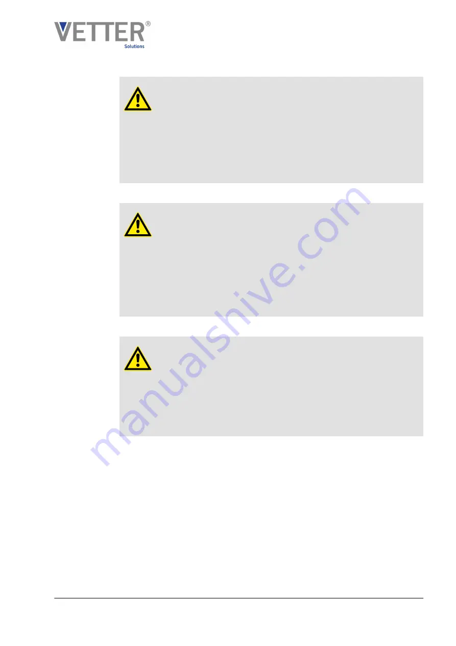 Vetter Smartfork Operating Instructions Manual Download Page 19