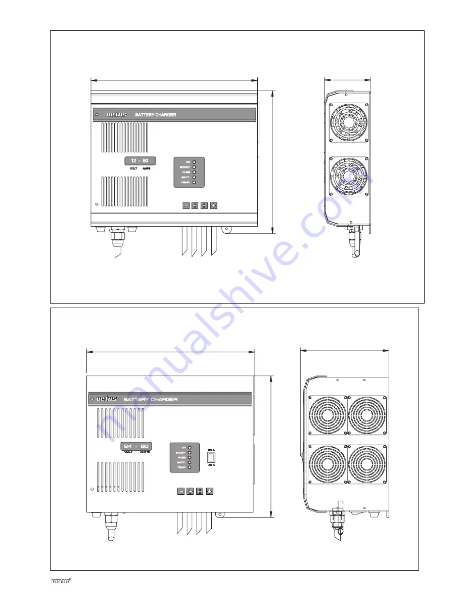 Vetus BC12202A Operation Manual And Installation Instructions Download Page 45