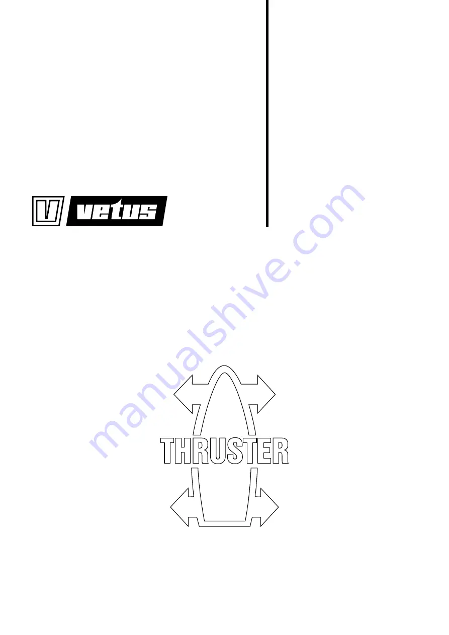 Vetus RimDrive RD125 Скачать руководство пользователя страница 1