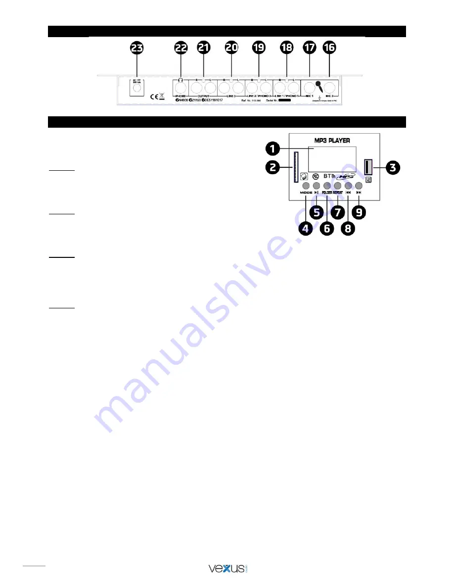 Vexus Audio STM3030 Instruction Manual Download Page 10