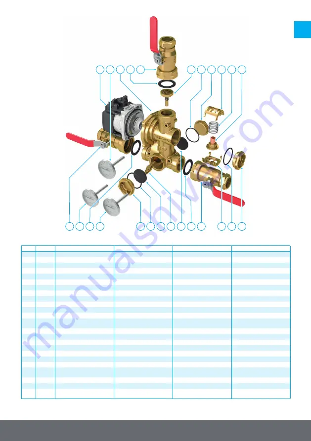 Vexve TERMOVAR Installation And Operating Instructions Manual Download Page 3