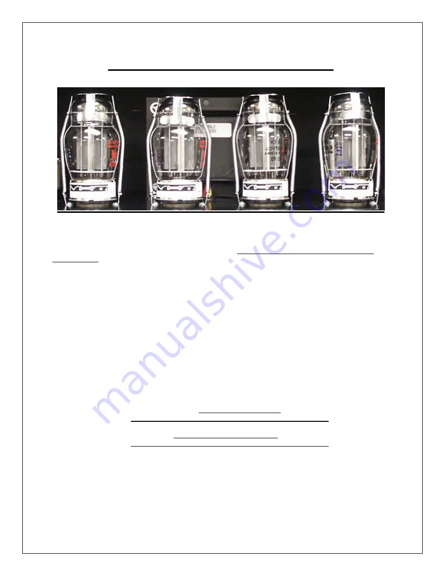 VHT Amplification Deliverance One Twenty D120H Owner'S Manual Download Page 6