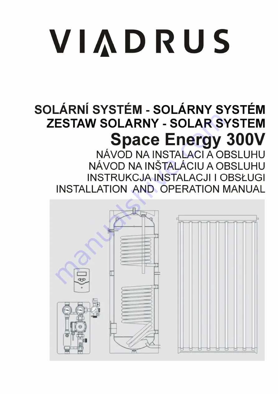 Viadrus Space Energy 300V Скачать руководство пользователя страница 1