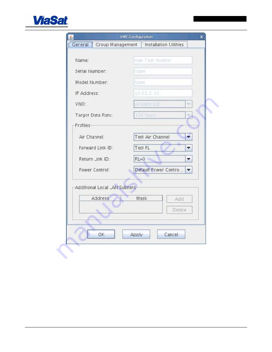 ViaSat ArcLight User Manual Download Page 87