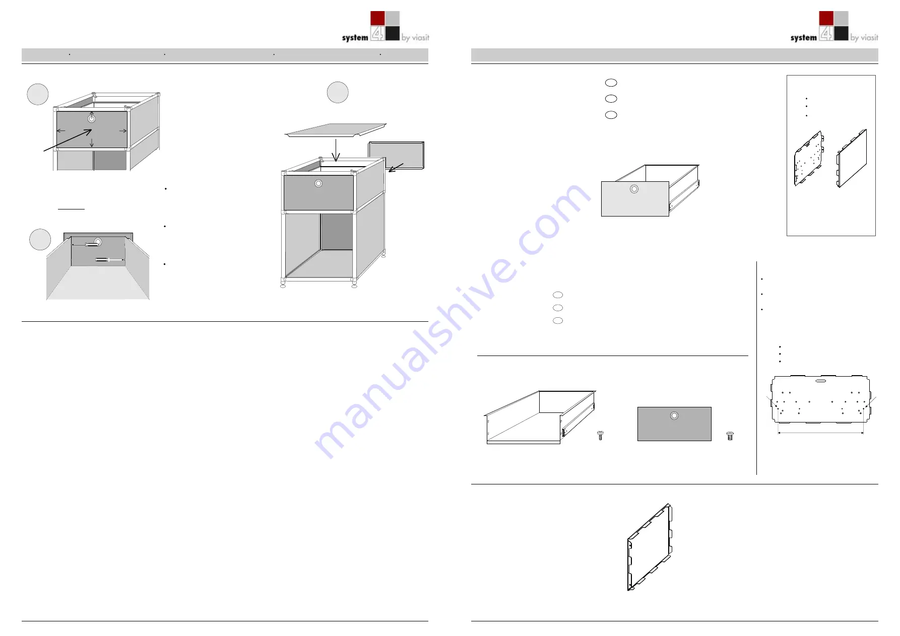 viasit System4 15059 Assembly Instructions Download Page 1