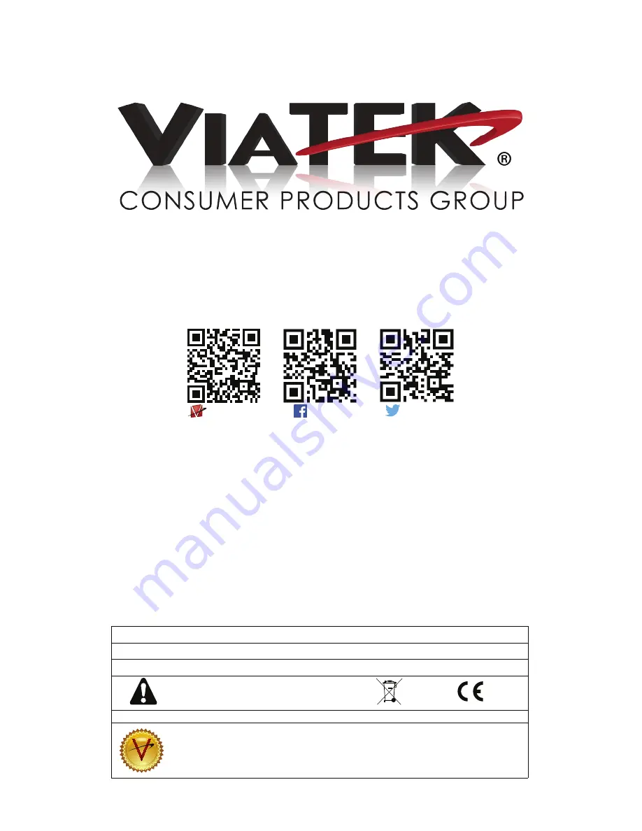 Viatek LL03-RGTIPS Instructions Manual Download Page 8