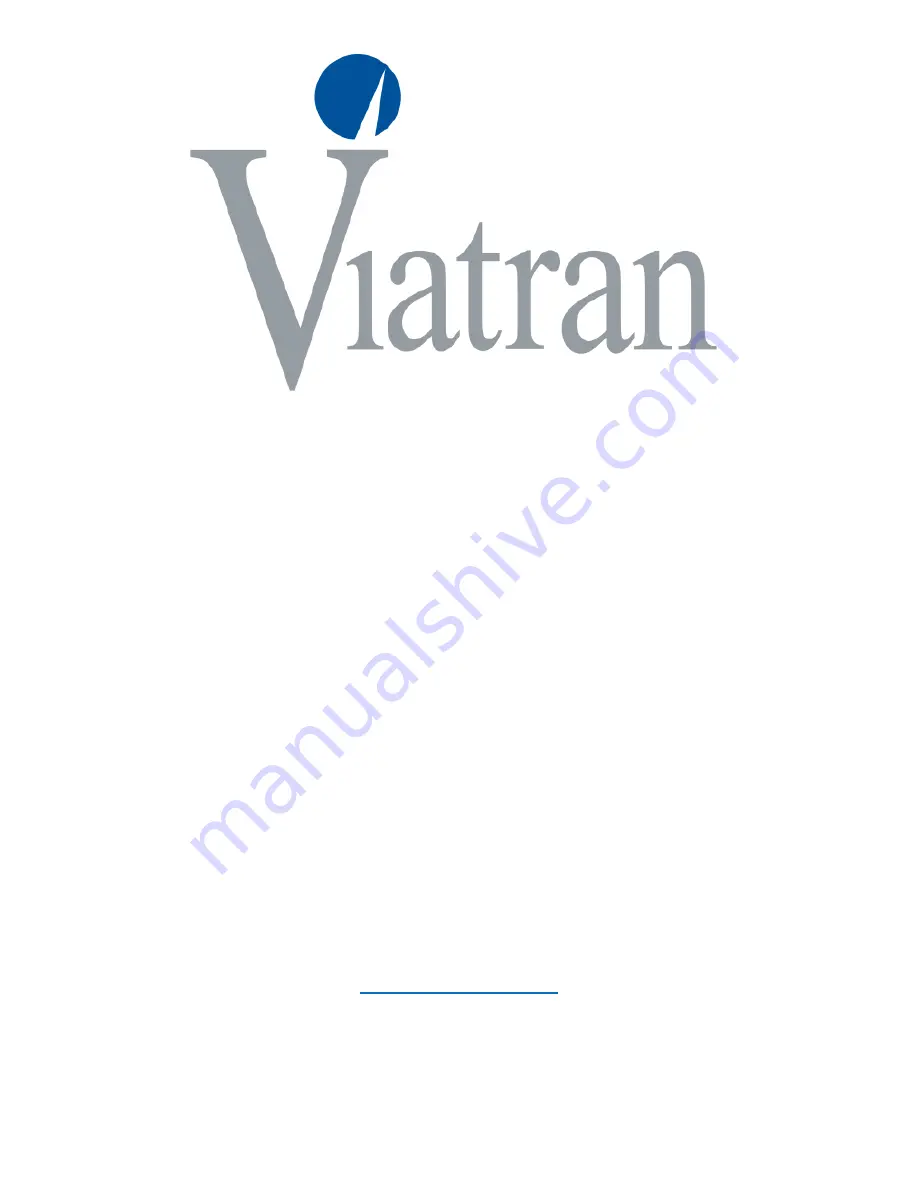 Viatran 118 Installation Data Manual Download Page 1