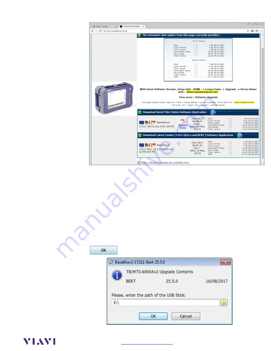 Viavi MTS/T-BERD TB6000A V2 Скачать руководство пользователя страница 8