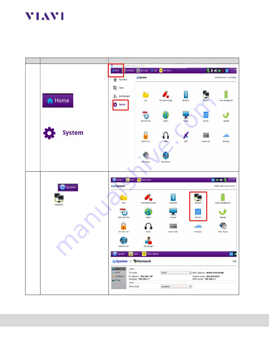 Viavi OneAdvisor 800 Series Manual Download Page 41