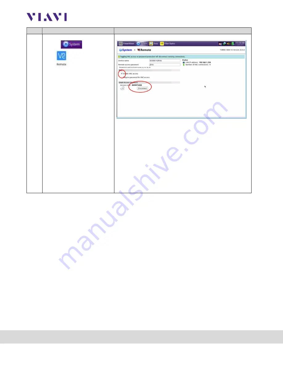 Viavi OneAdvisor 800 Series Manual Download Page 42