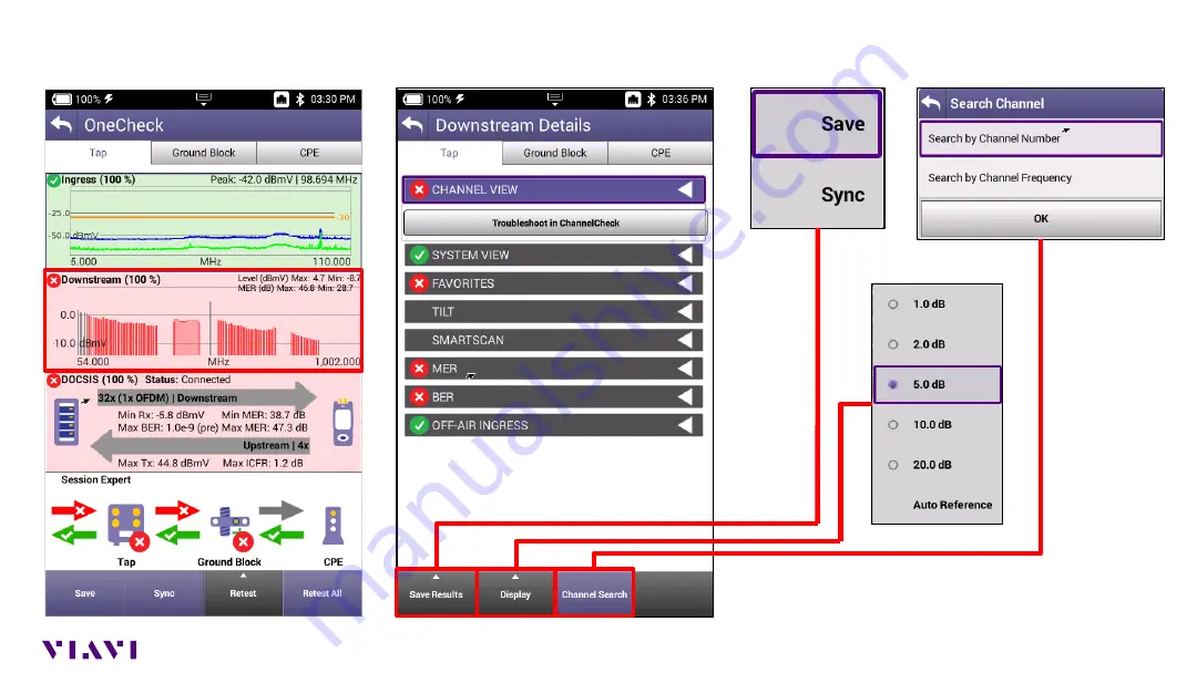 Viavi OneExpert CATV Скачать руководство пользователя страница 108