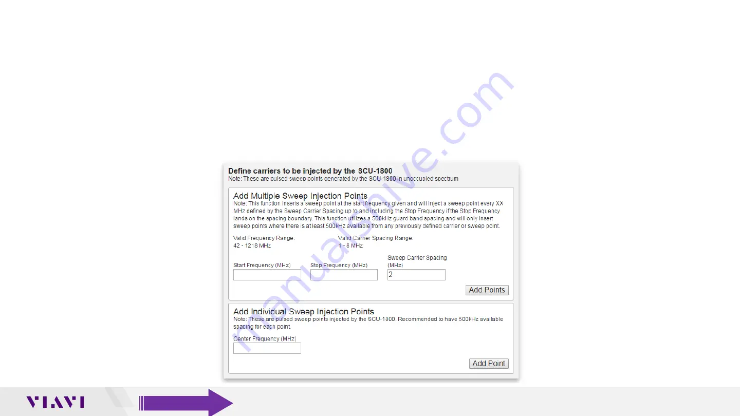 Viavi SCU-1800 User Manual Download Page 43