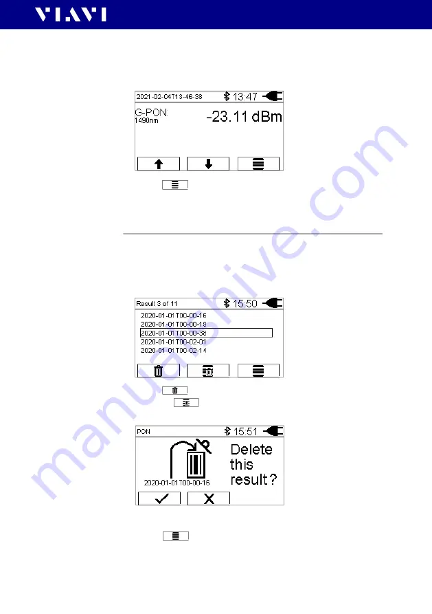 Viavi SmartPocket OLP-37XV2 Operating Manual Download Page 25