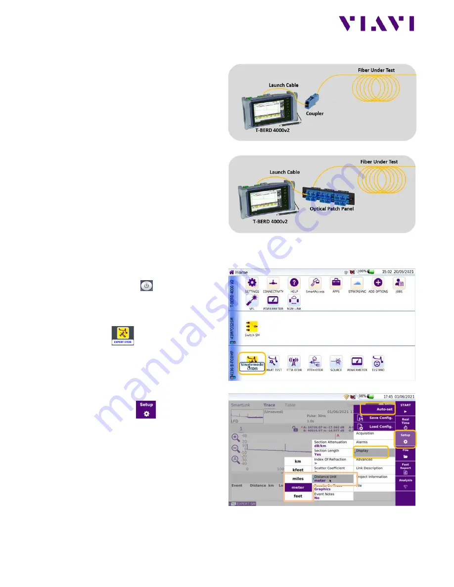 Viavi T-BERD/MTS 4000 V2 Quick Card Download Page 2