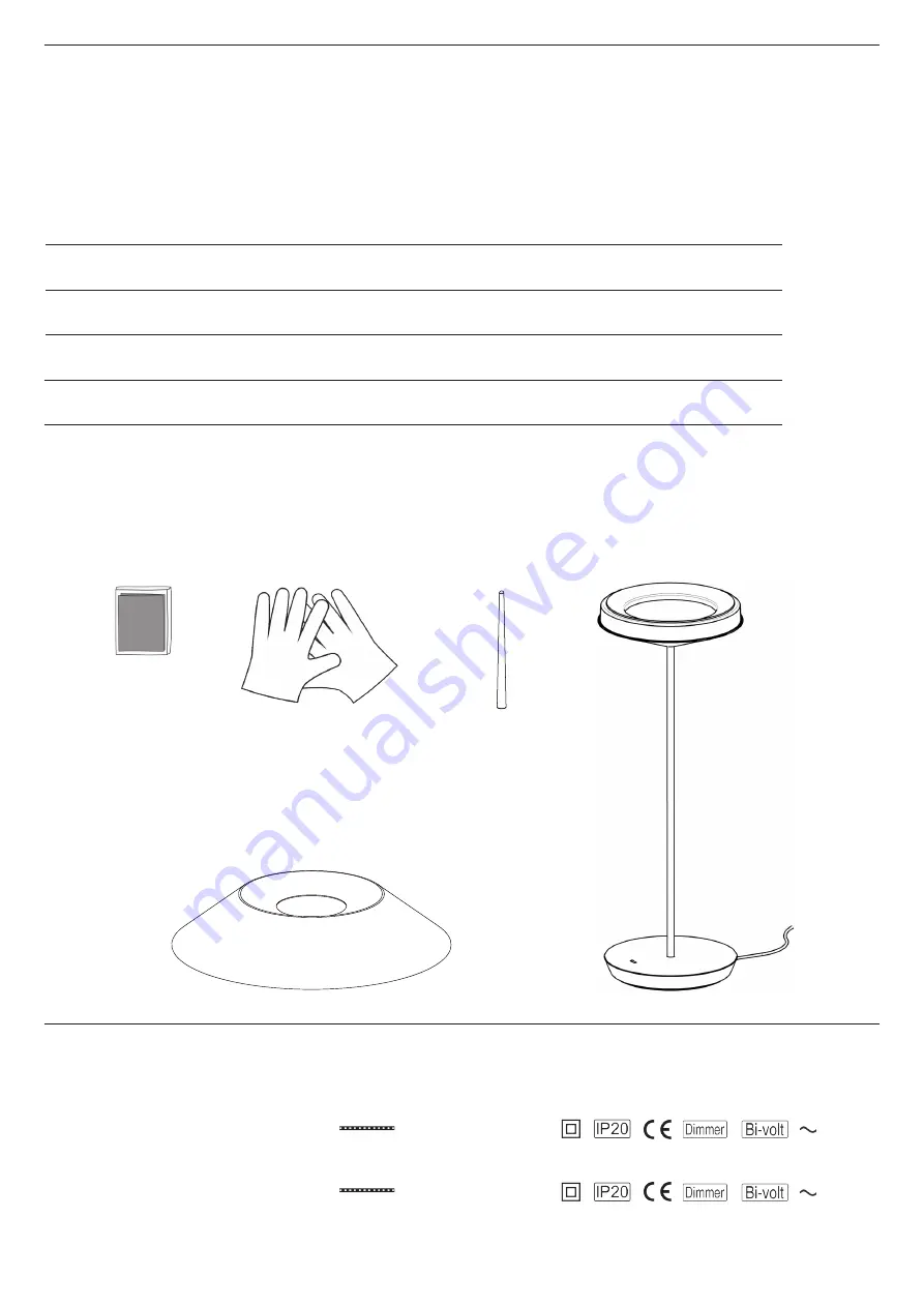 VIBIA Mayfair 5500 Assembly Instructions Manual Download Page 2