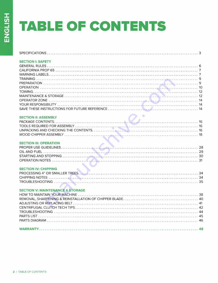 Victory MDWC-1500 User Manual Download Page 3