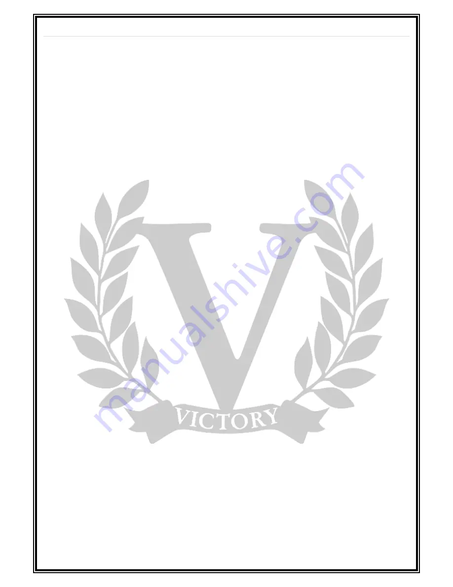 Victory V40 Deluxe The Duchess User Manual Download Page 6