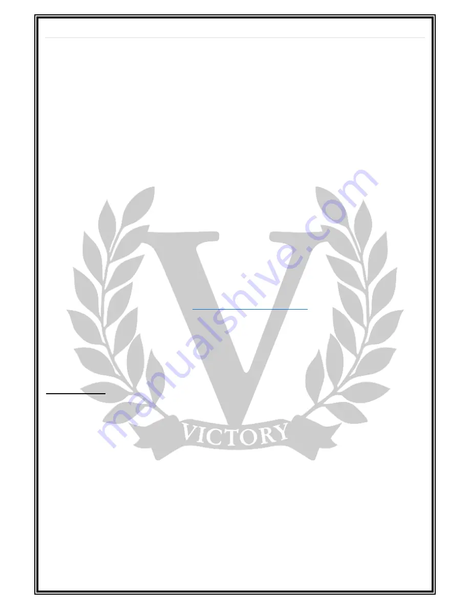 Victory V40 Deluxe The Duchess User Manual Download Page 8