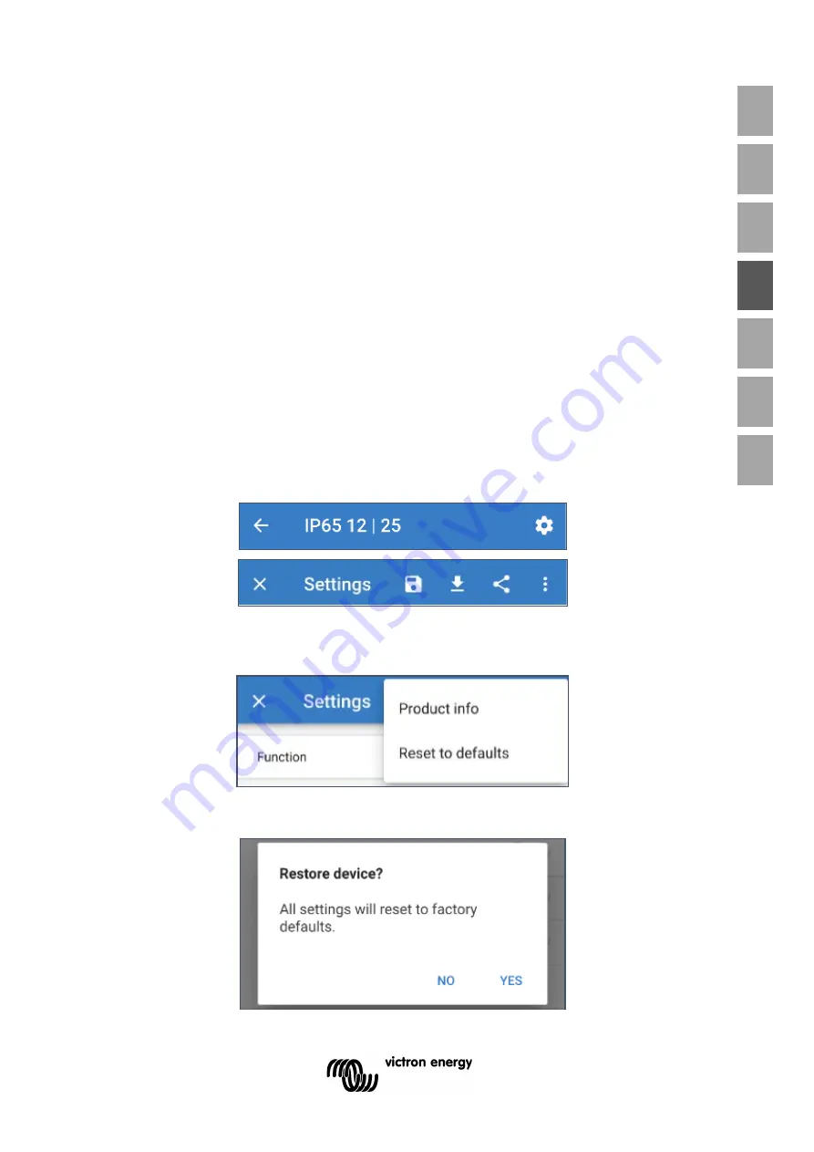 Victron energy Blue Smart IP65 12/10 Manual Download Page 99