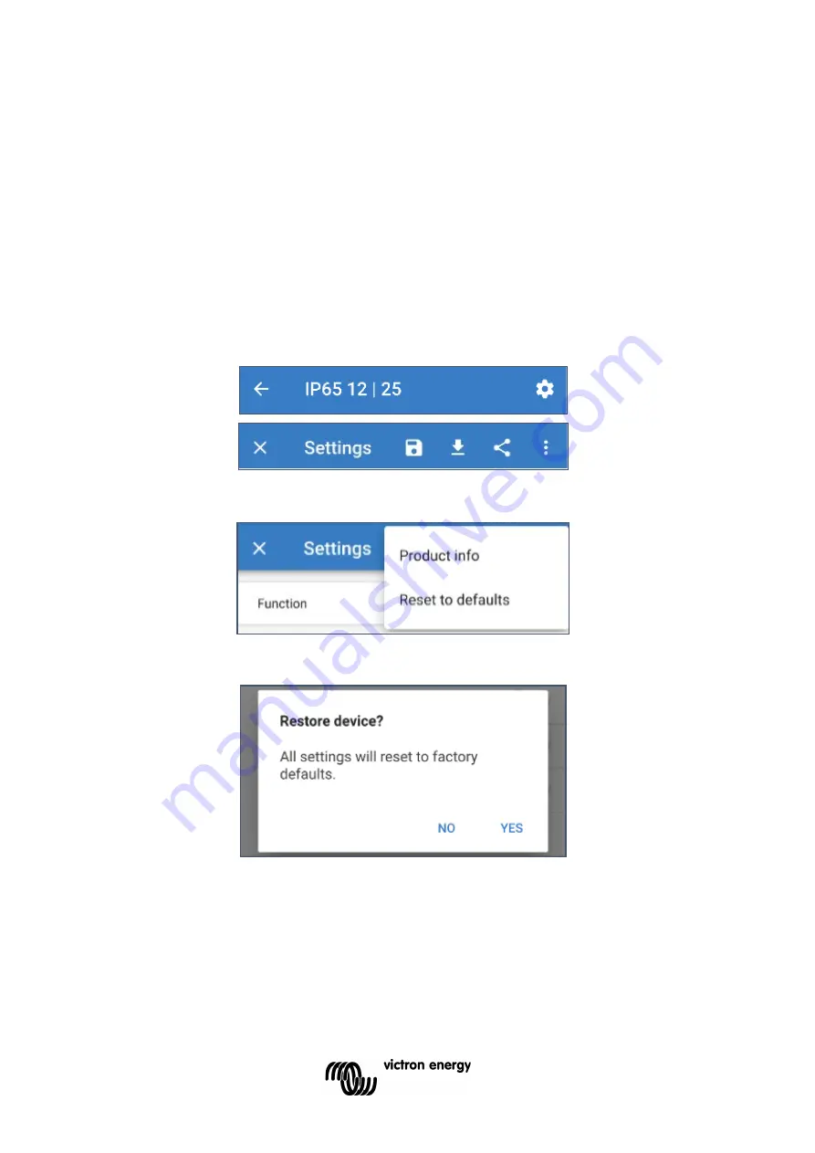 Victron energy Blue Smart IP65 Manual Download Page 18