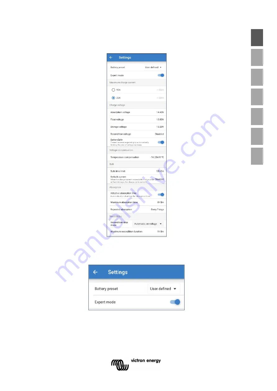 Victron energy Blue Smart IP65 Скачать руководство пользователя страница 25