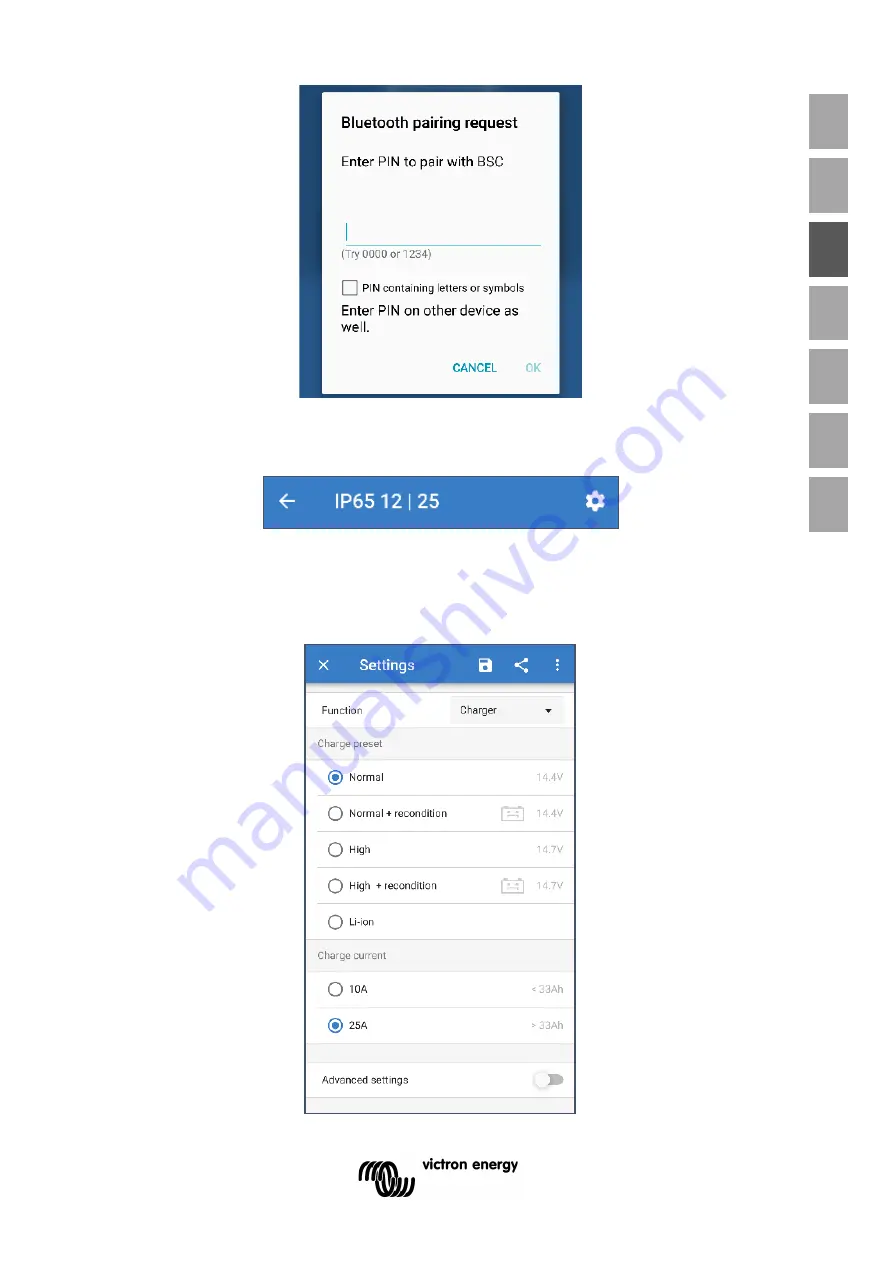 Victron energy Blue Smart IP65 Manual Download Page 67