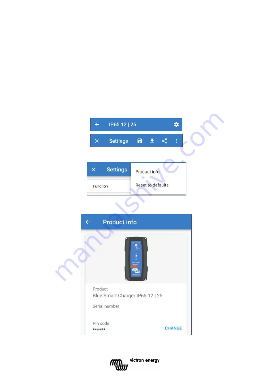 Victron energy Blue Smart IP65 Manual Download Page 96