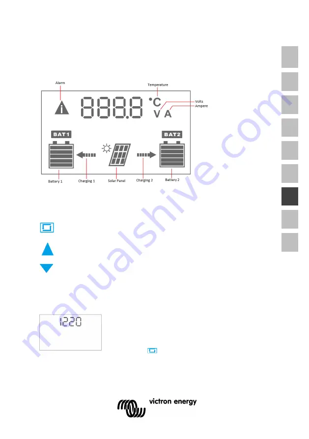 Victron energy BlueSolar PWM DUO 12V 24V 20A LCD USB Manual Download Page 53