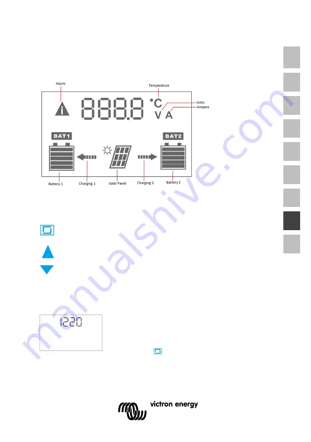 Victron energy BlueSolar PWM DUO 12V 24V 20A LCD USB Скачать руководство пользователя страница 61