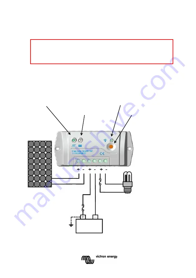 Victron energy BlueSolar PWM-Pro SCC010005010 Скачать руководство пользователя страница 12