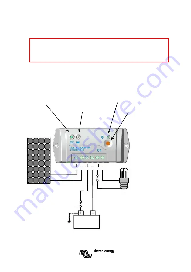 Victron energy BlueSolar PWM-Pro SCC010005010 Скачать руководство пользователя страница 22