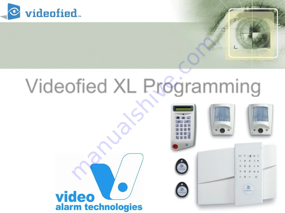 Videofied XL 3.1 Hand Programming Manual Download Page 1