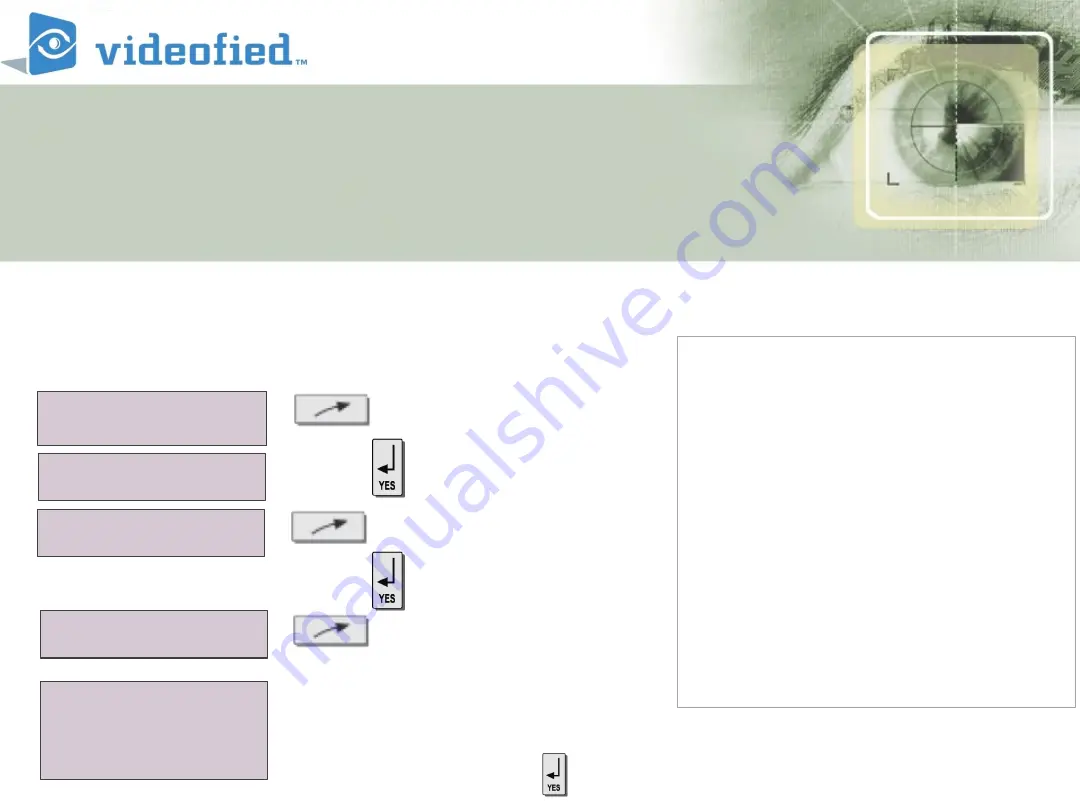 Videofied XL 3.1 Hand Programming Manual Download Page 37